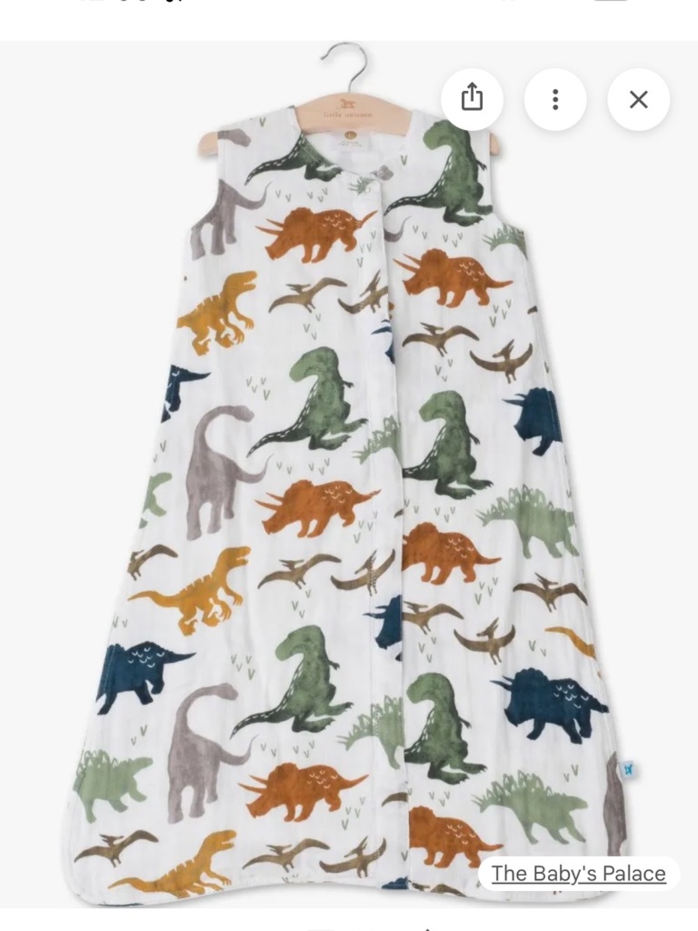 Little Unicorn Muslin Sleep Sack 6-12M